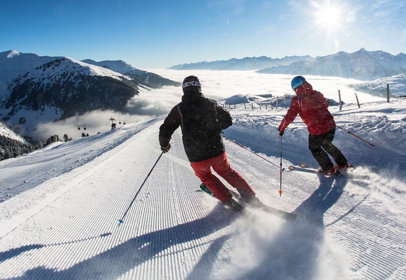 Die Zillertal-Arena bietet für alle alpinen Sportarten das perfektes Ambiente.