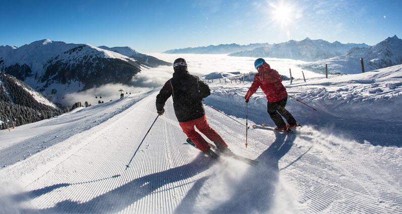 Die Zillertal-Arena bietet für alle alpinen Sportarten das perfektes Ambiente.